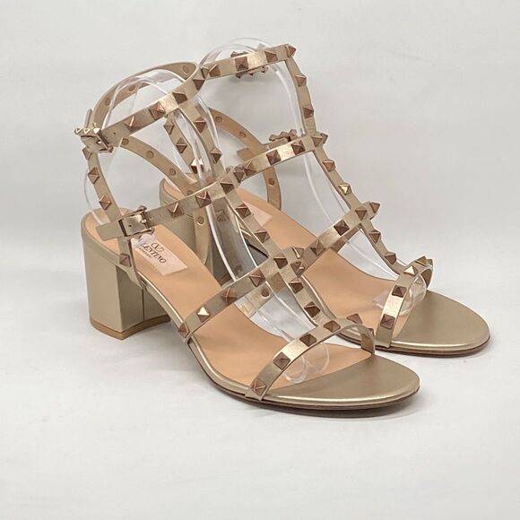 Valentino Garavani Rockstud Caged Leather Sandals size 40 - Picture 3 of 13